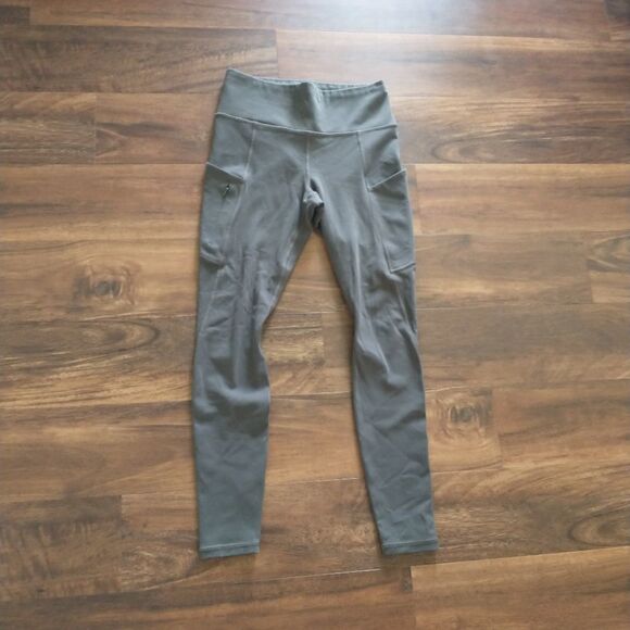 Athleta All In Tight High Rise In Olive Arbor 28” small - Picture 2 of 3